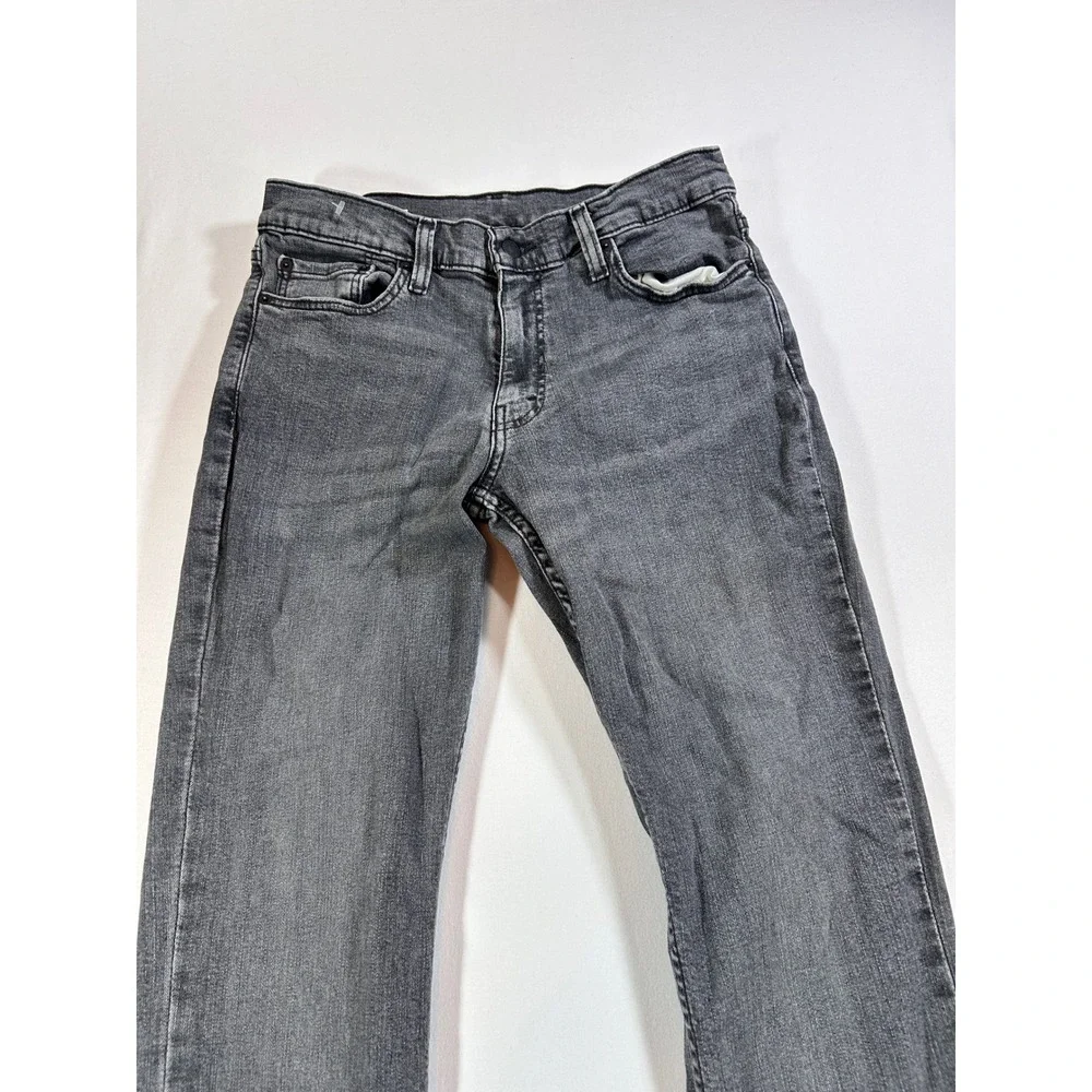 Levis 511 Slim Fit Gray Denim Jeans Mens 33x32 04511-3091 Stretch Pants